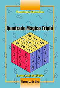 manual passatempo matemático quadrado mágico triplo