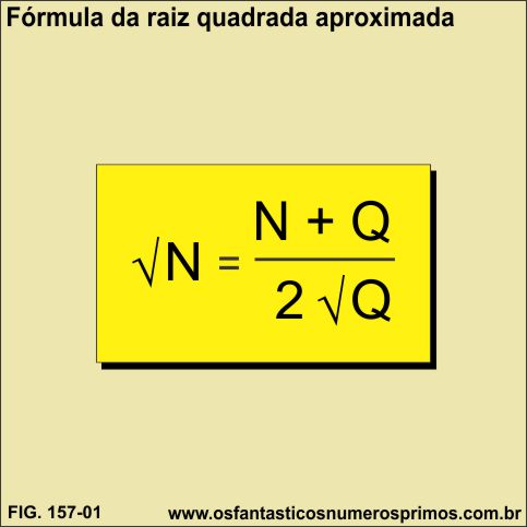 fórmula da raiz quadrada aproximada