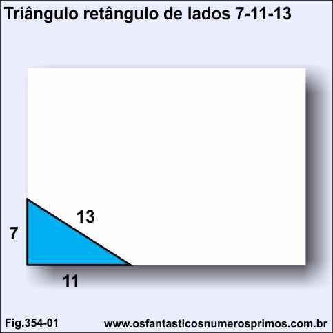 Triângulo retângulo de lados 7-11-13