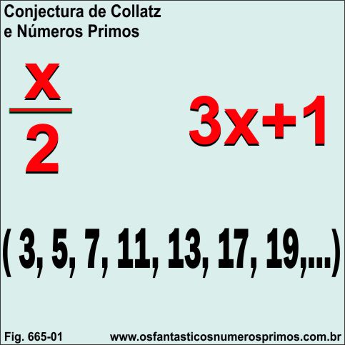 Conjectura de Collatz e Números Primos
