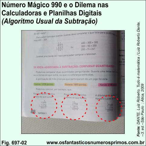 numero-magico-990-dilema-calculadoras-planilhas-digitais-algoritmo-usual-de-subtracao
