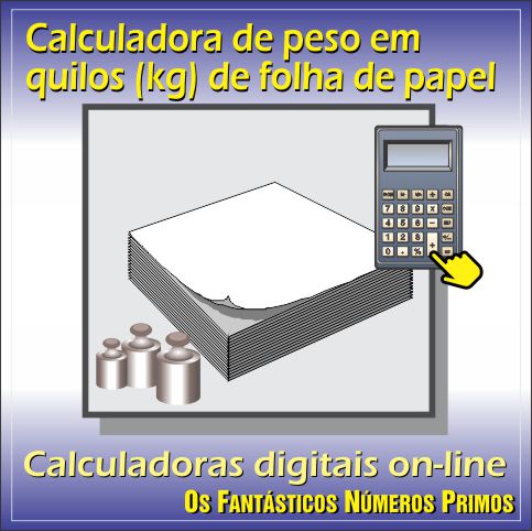 Calculadora de peso em (kg) de papel