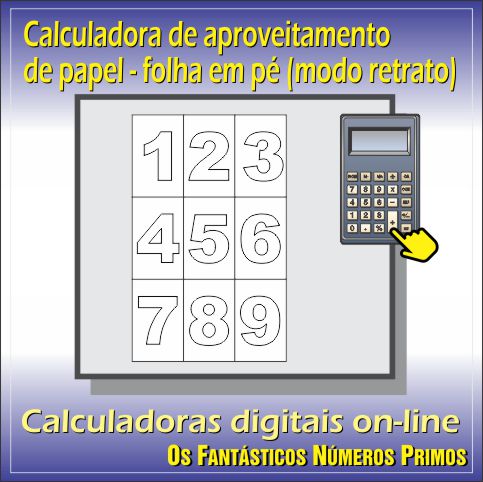 Calculadora de aproveitamento de papel on-line