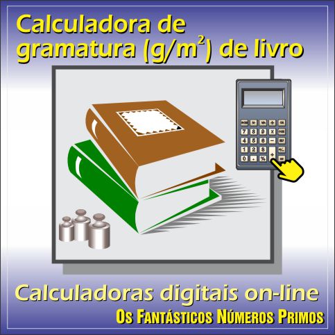 Calculadora de gramatura de livro on-line