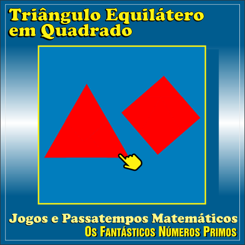 triângulo equilátero em quadrado - vinheta