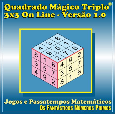 quadrados mágicos triplo 3x3