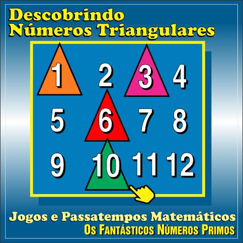 Passatempo Matemático descobrindo números triangulares
