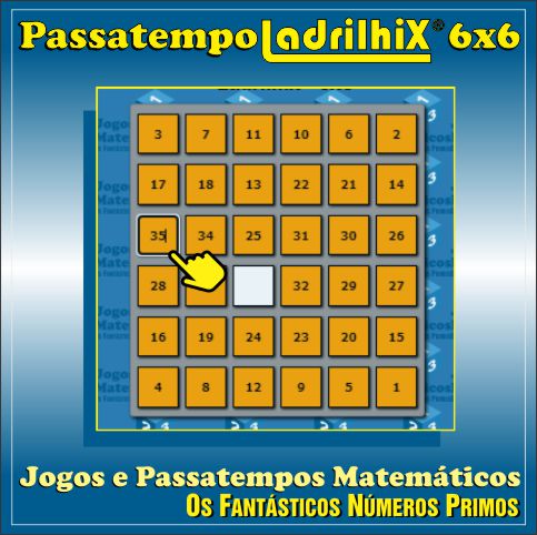 passatempo Ladrilhix 6x6