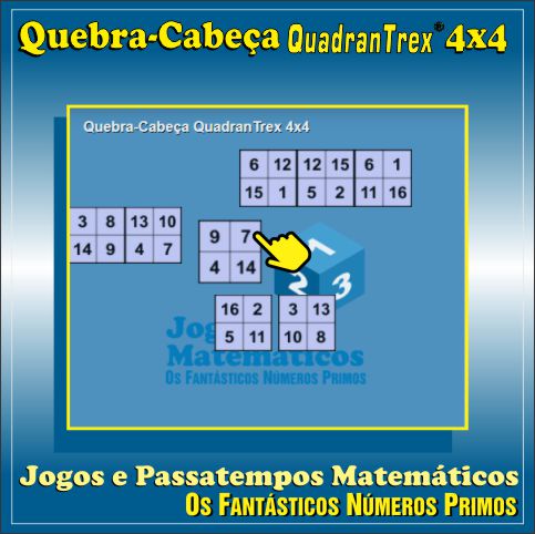 quebra-cabeça quadrantrex 4x4