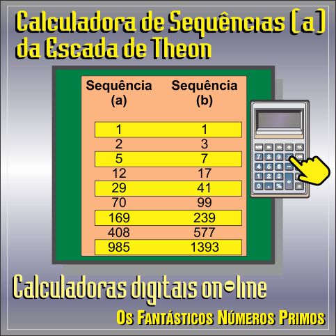calculadora de sequencias (a) escada theon