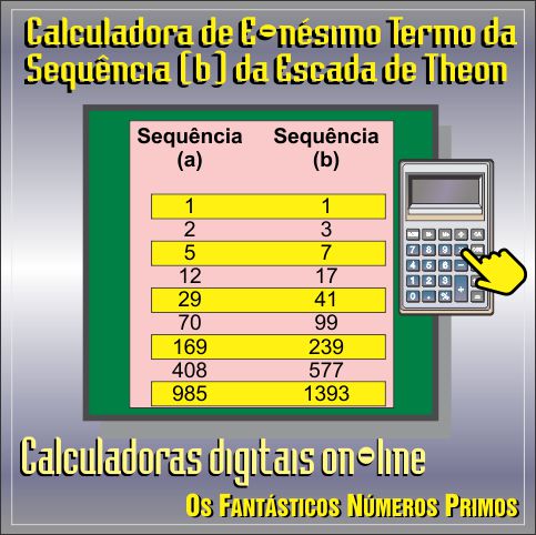 calculadora de enesimo termo da sequencia (b) escada theon