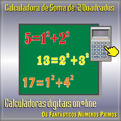 Calculadora de Soma de 2 quadrados