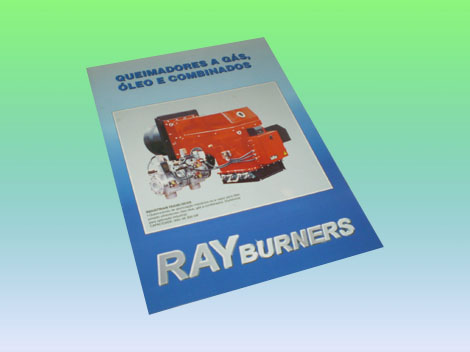 Folders e folhetos - Folder RAY Burners
