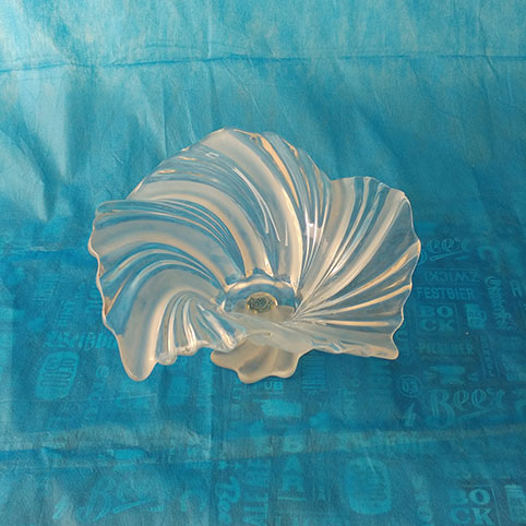 Fruteira de Cristal vista frontal 