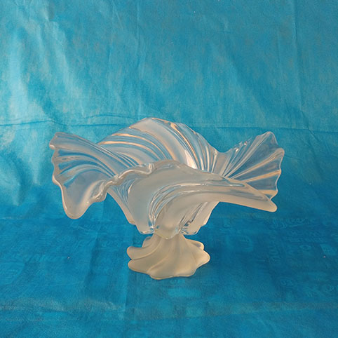 Fruteira de Cristal vista lateral 